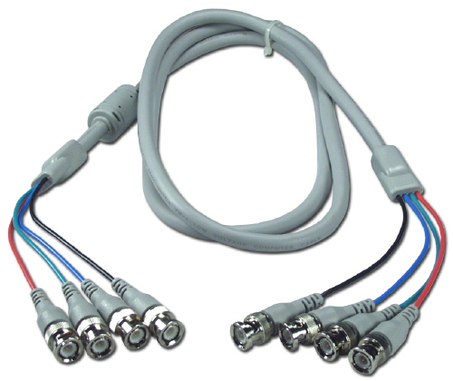 QVS 6ft 4BNC Male to Male Video Cable