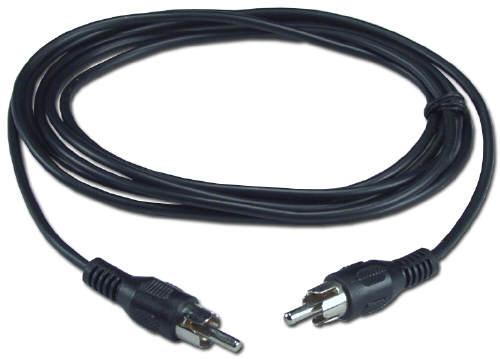 QVS 12ft Audio or Video RCA Male to Male Cable
