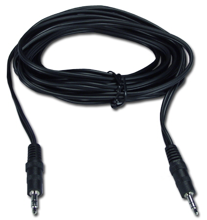 QVS 25ft 3.5mm Mini-Stereo Male to Male Speaker Cable