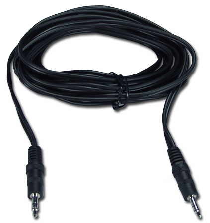 QVS 30ft 3.5mm Mini-Stereo Male to Male Speaker Cable