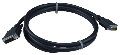QVS 3ft Premium DVI Male to Male Digital Flat Panel Cable