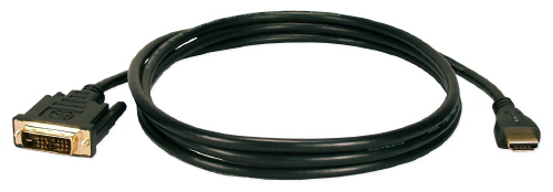 QVS 2M HDMI Male to DVI Male HDTV Digital Video Cable