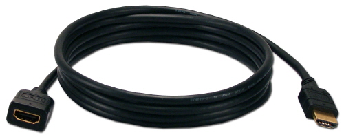 QVS 2M HDMI Male to Female HDTV Digital A/V Extension Cable