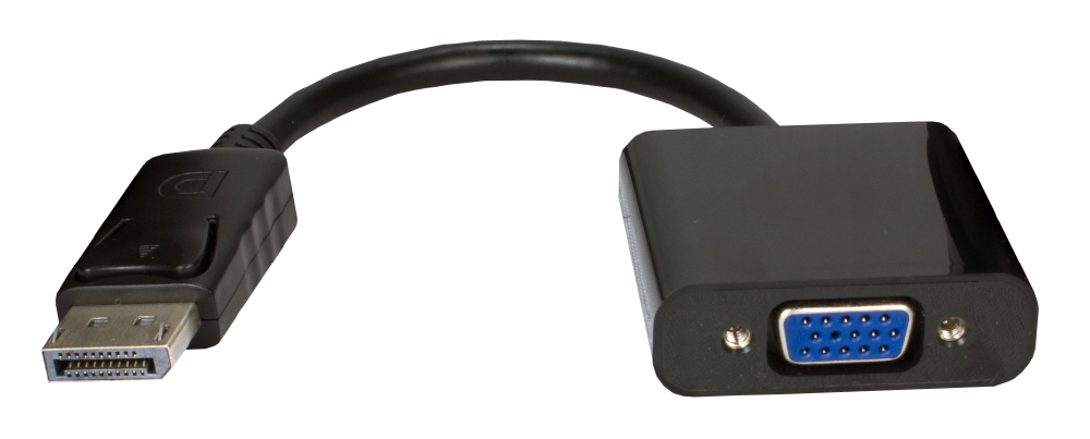 QVS DisplayPort Male to VGA Female Digital Video Adaptor
