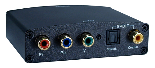 QVS Component Video & SPDIF Toslink Audio to HDMI Digital Converter