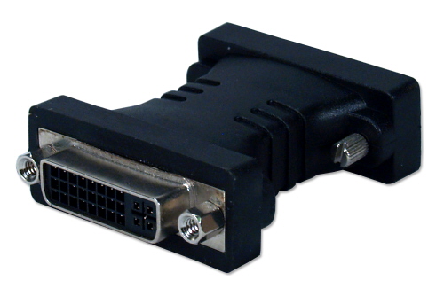 QVS DVI-D Male to DVI-I Female DualLink HDTV/HDCP Adapter