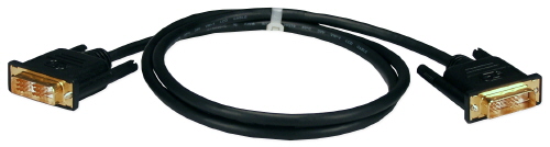 QVS 3M Ultra High Performance DVI Male to Male HDTV/Digital Flat Panel Gold Cable