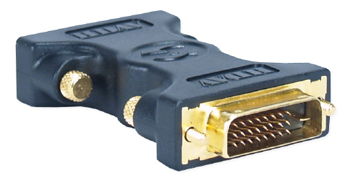 QVS HDTV/HDCP DVI-D Male to Male Gold Gender Changer (HSDVIG-MM)