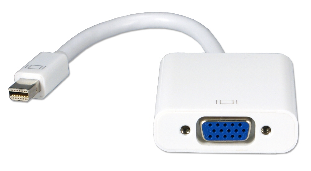 QVS Mini DisplayPort Male to VGA Female Digital Video Adapter