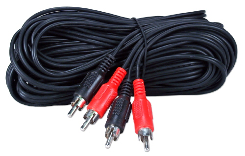 QVS 6ft Dual-RCA Stereo Audio Combo Cable