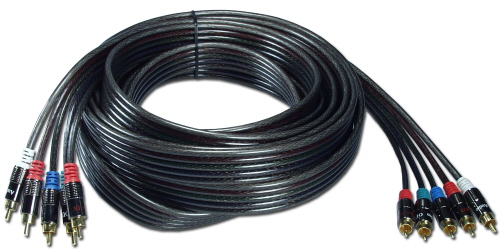 QVS 25ft HDTV 5RCA Premium Component Audio & Video Combo Cable Kit