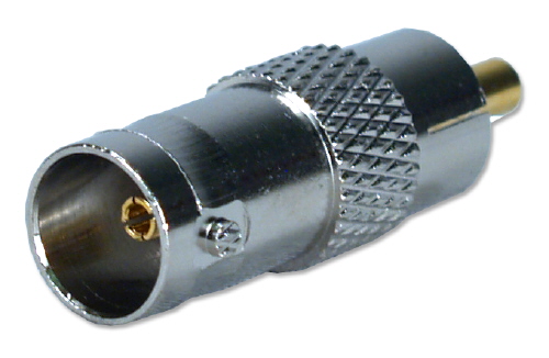 QVS RCA Male to BNC Female Coupler